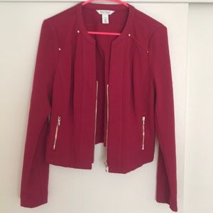 White House Black Market pink blazer